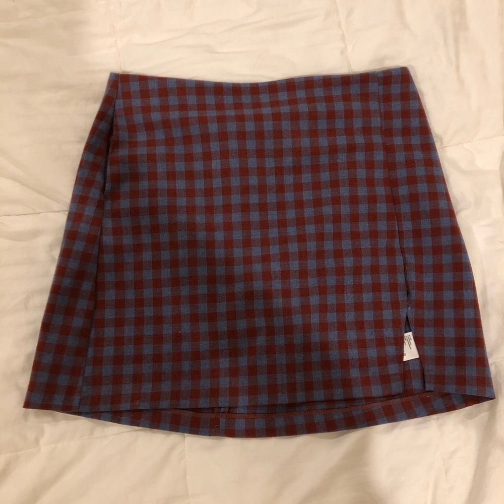Plaid Mini Skirt